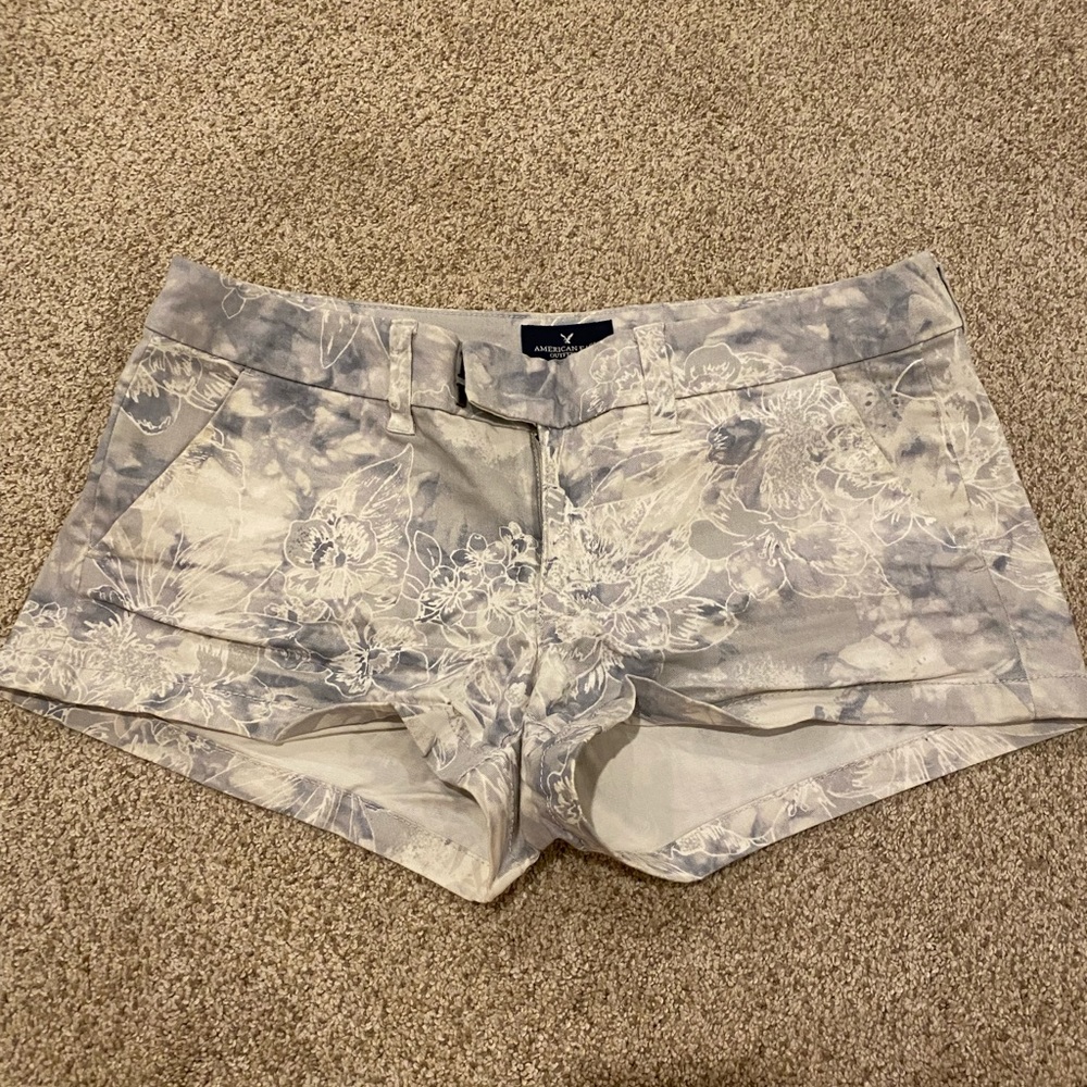 Low Rise Floral Shorts